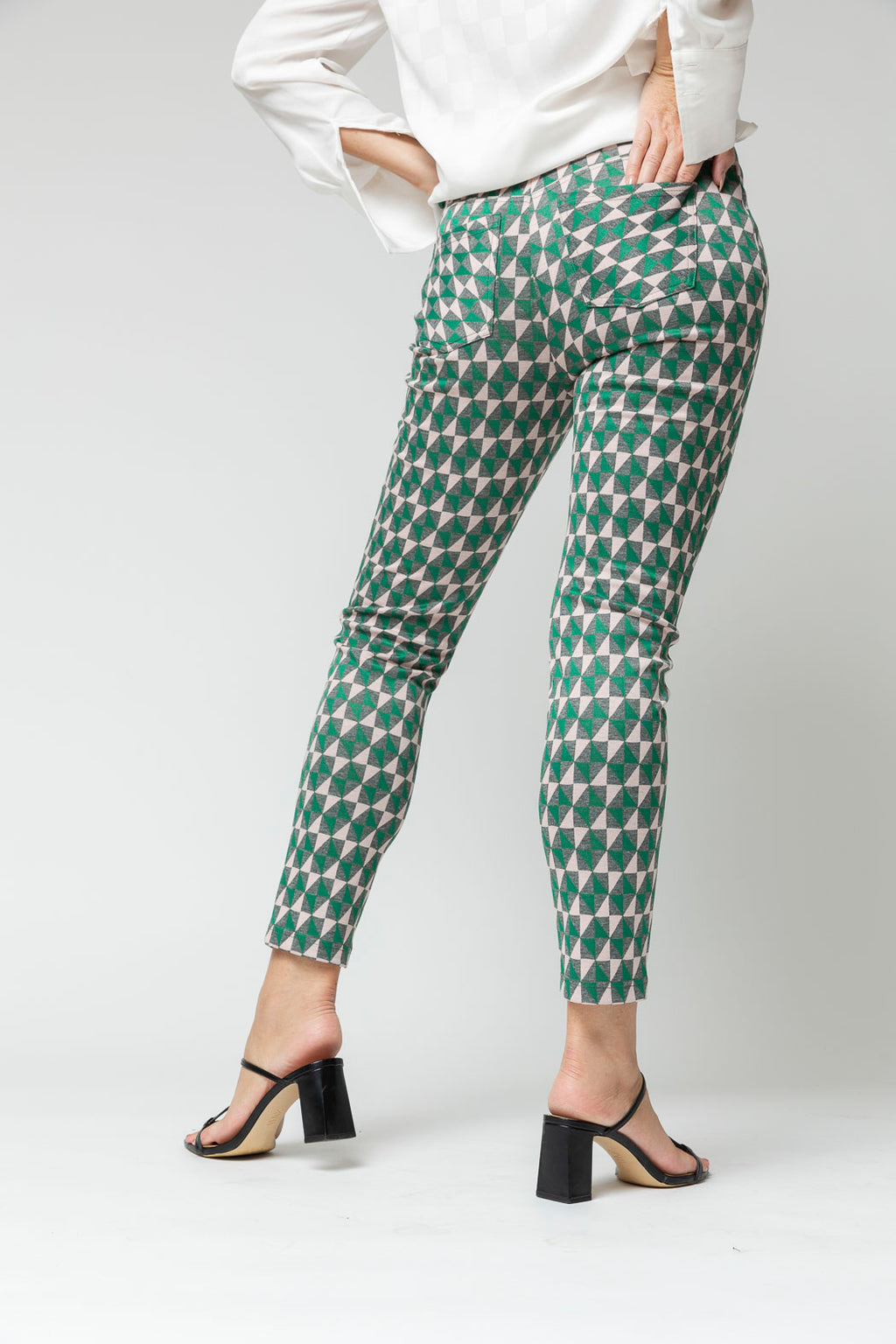 Pink Green Luna Ponte Pant