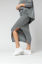 Black White Jacquard Skirt - Final Sale