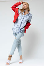 Blue Tie Dye Blogger Pocket Tunic - Final Sale