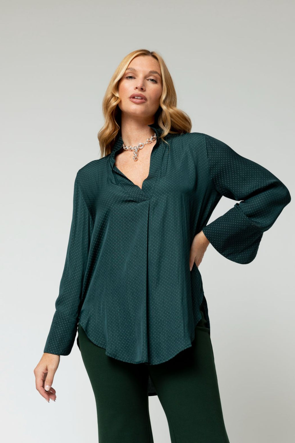 Forest Dobby Blogger Shirt - Final Sale