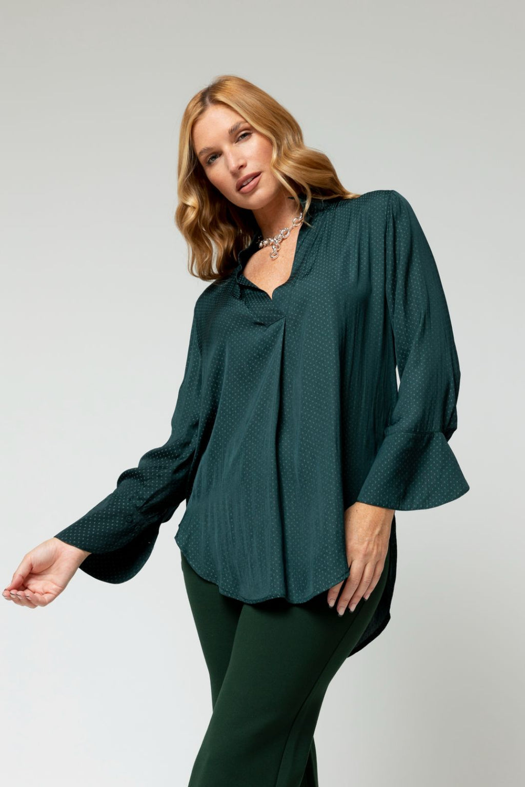 Forest Dobby Blogger Shirt - Final Sale