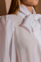 White Tencel/Linen Addy Blouse