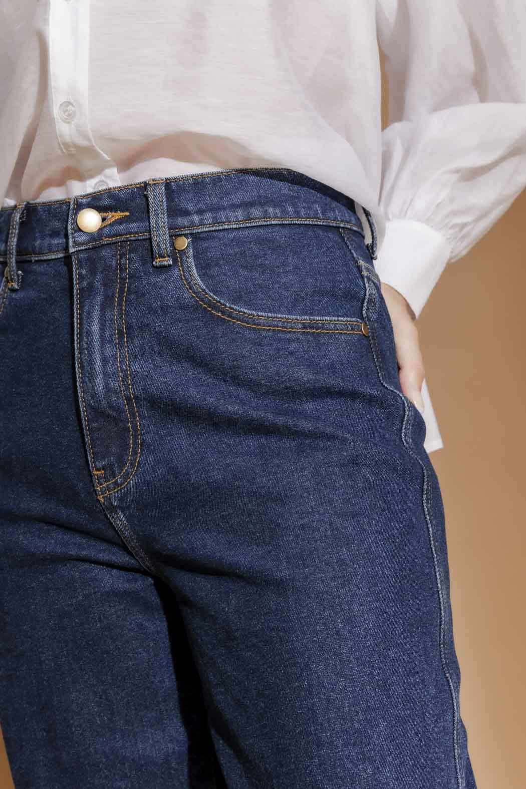 Dark Denim Barrel Jean Dark Denim