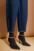 Dark Denim Barrel Jean Dark Denim