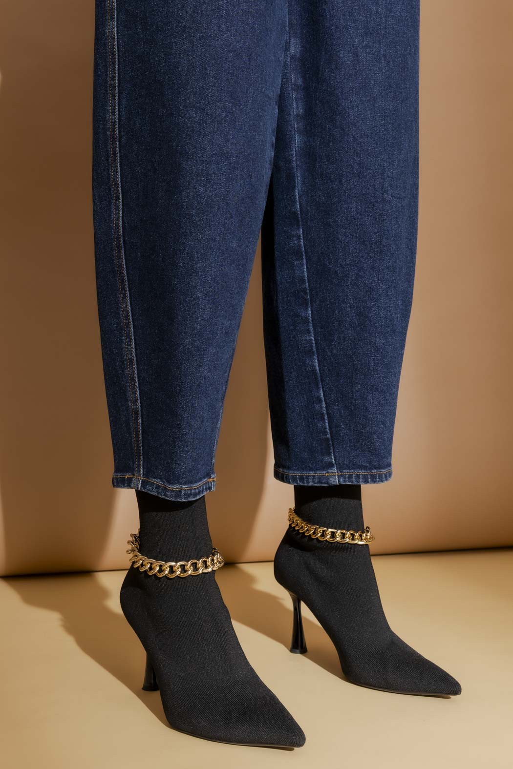 Dark Denim Barrel Jean Dark Denim