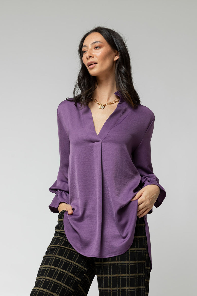Plum Blogger Shirt