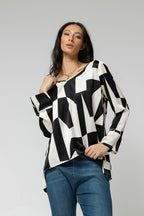 Black Ivory Venice V Silky Top