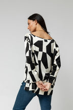 Black Ivory Venice V Silky Top