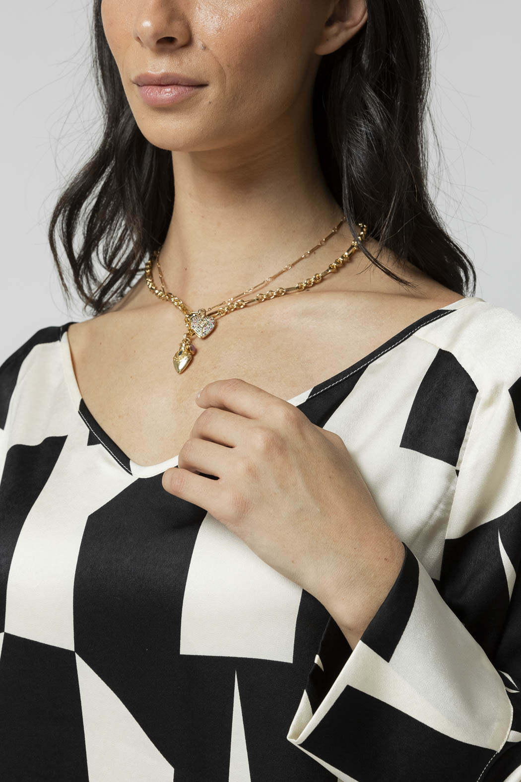 Black Ivory Venice V Silky Top