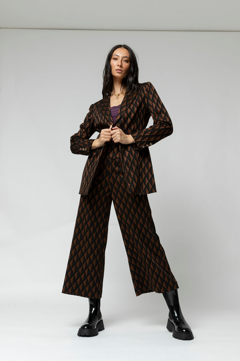 Black Tan Adria Blazer - Sale