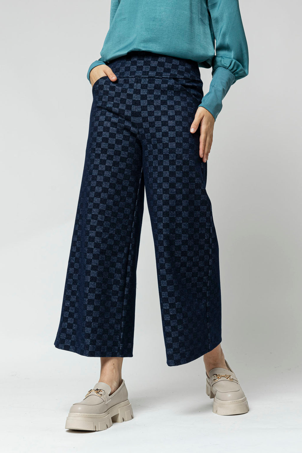 Navy Jet Ponte Culotte