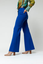 Deep Cobalt Ponte Wide Flare - Sale