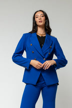 Deep Cobalt Ponte Sisca Blazer - Sale