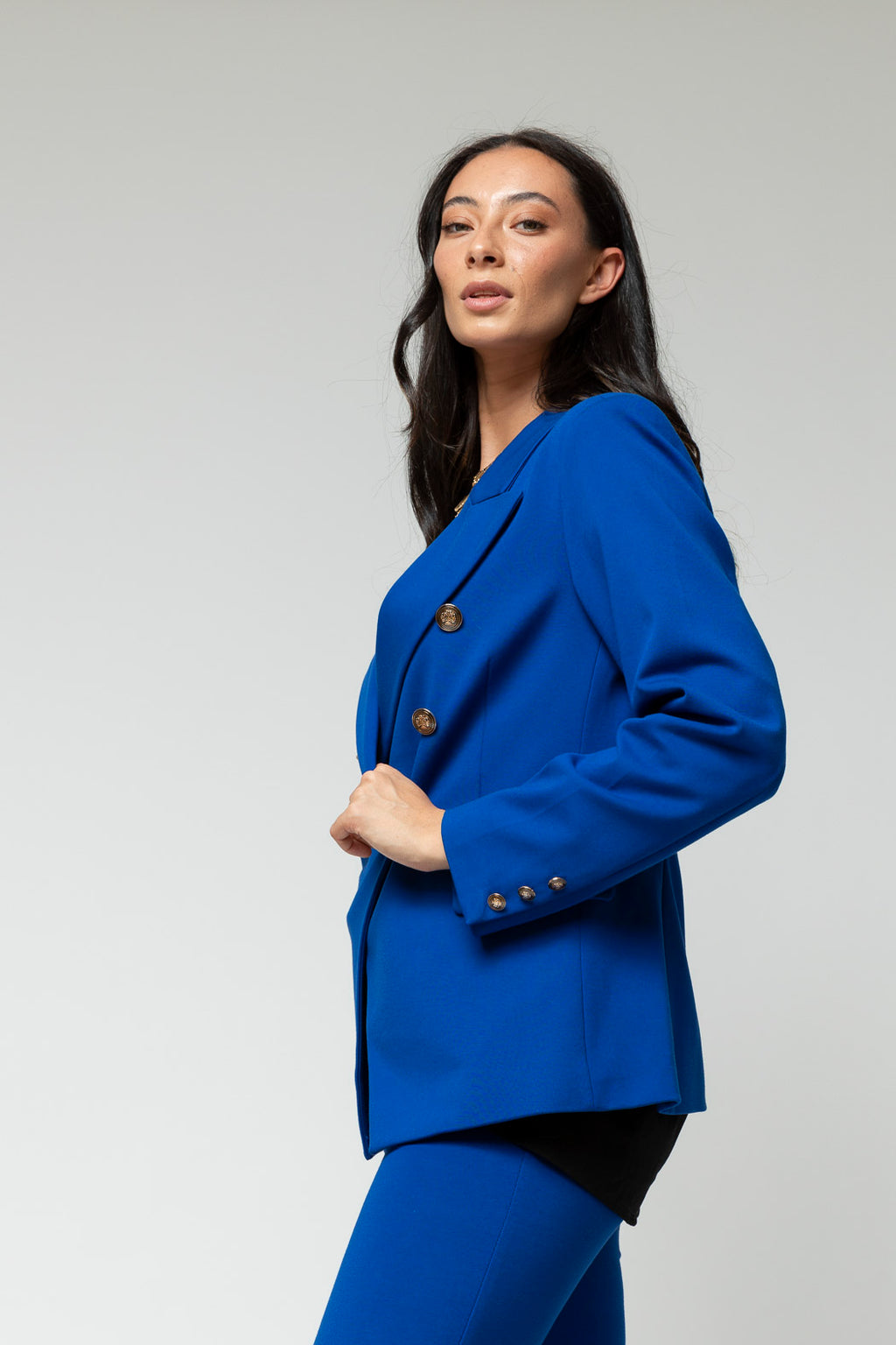 Deep Cobalt Ponte Sisca Blazer - Sale