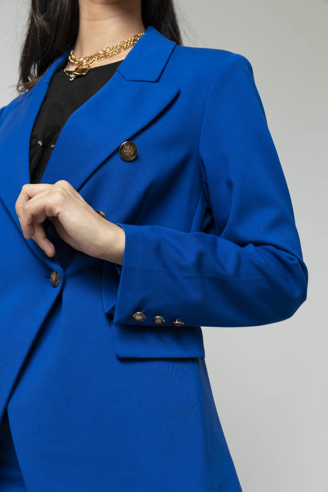 Deep Cobalt Ponte Sisca Blazer - Sale