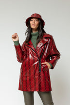 Red Snake Raincoat - Sale