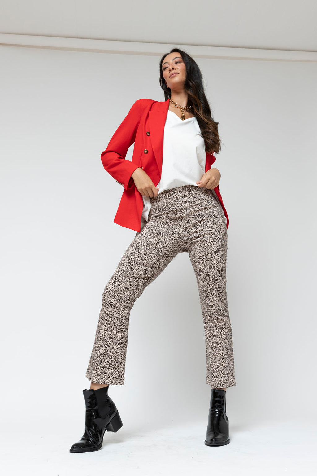 Animal Print Easy Days Stretch Pants - Final Sale