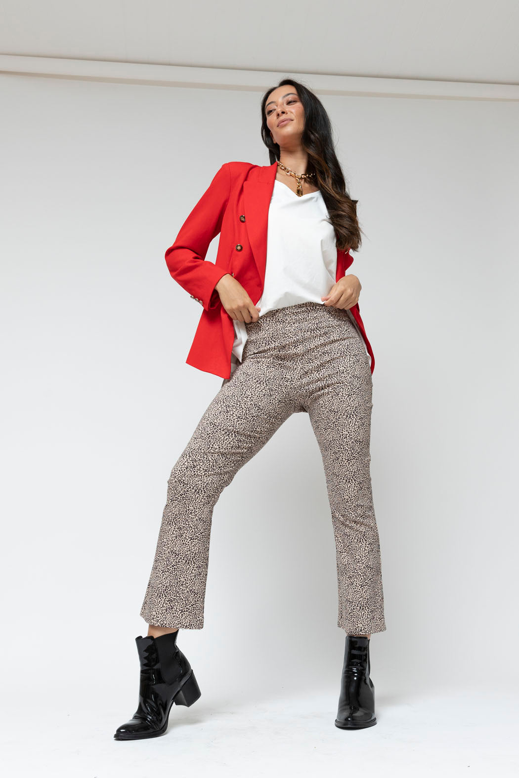 Animal Print Easy Days Stretch Pants - Final Sale