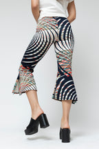 Print Superior Jersey Crop Flare Pant
