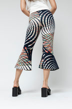Print Superior Jersey Crop Flare Pant