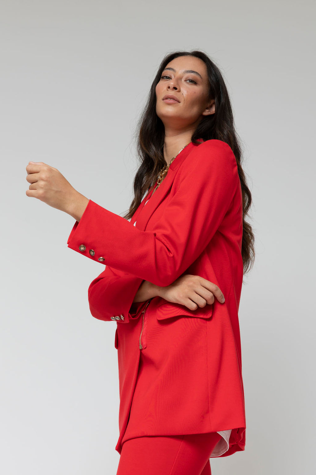 Red Ponte Zippy Blazer - Sale