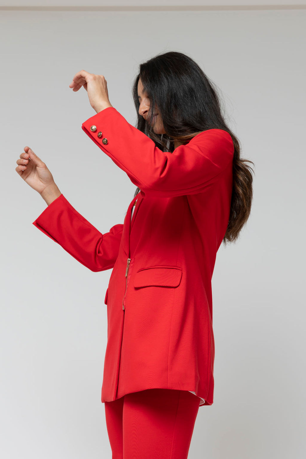 Red Ponte Zippy Blazer - Sale