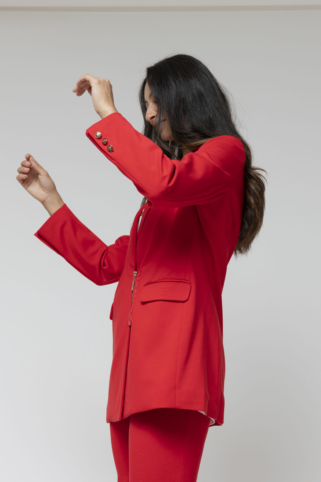 Red Ponte Zippy Blazer - Sale