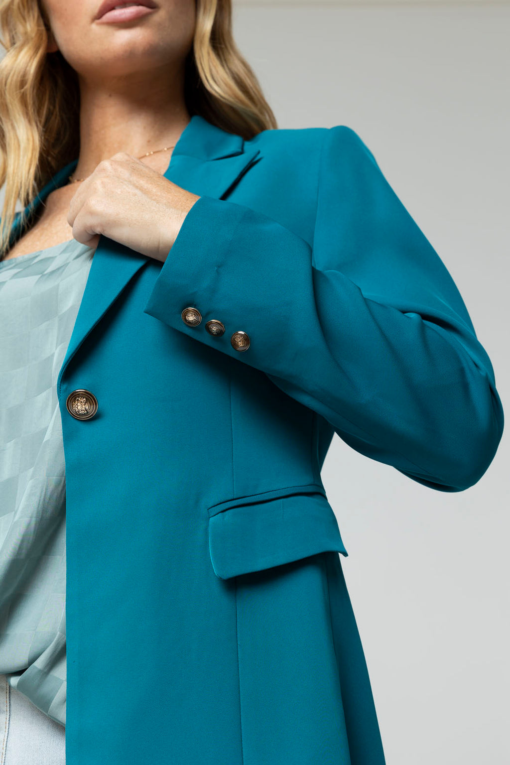 Teal Euro Blazer - Sale