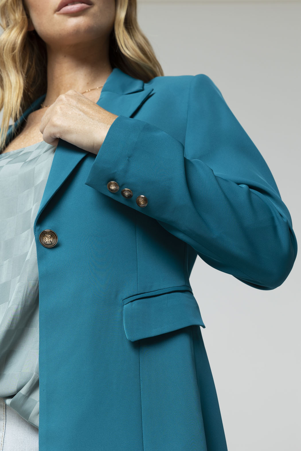 Teal Euro Blazer - Sale