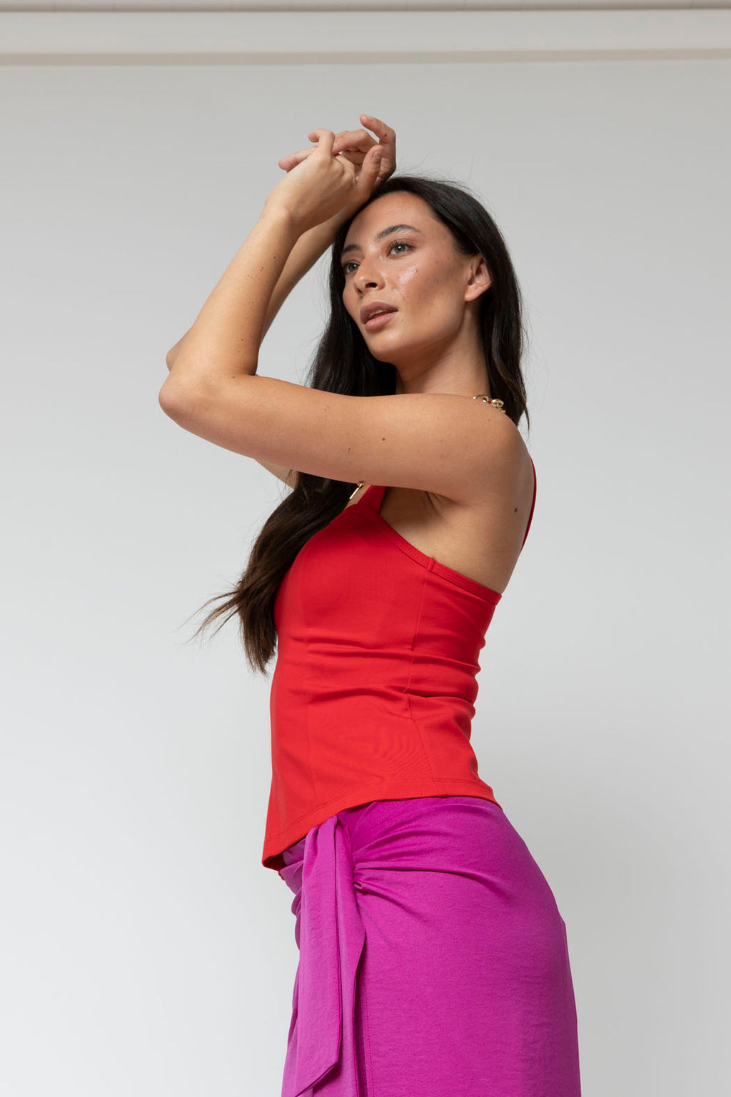 Red Ponte Cami - Final Sale