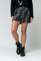Black Applique Short - Final Sale