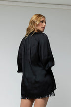 Black Victorian Blouse - Sale