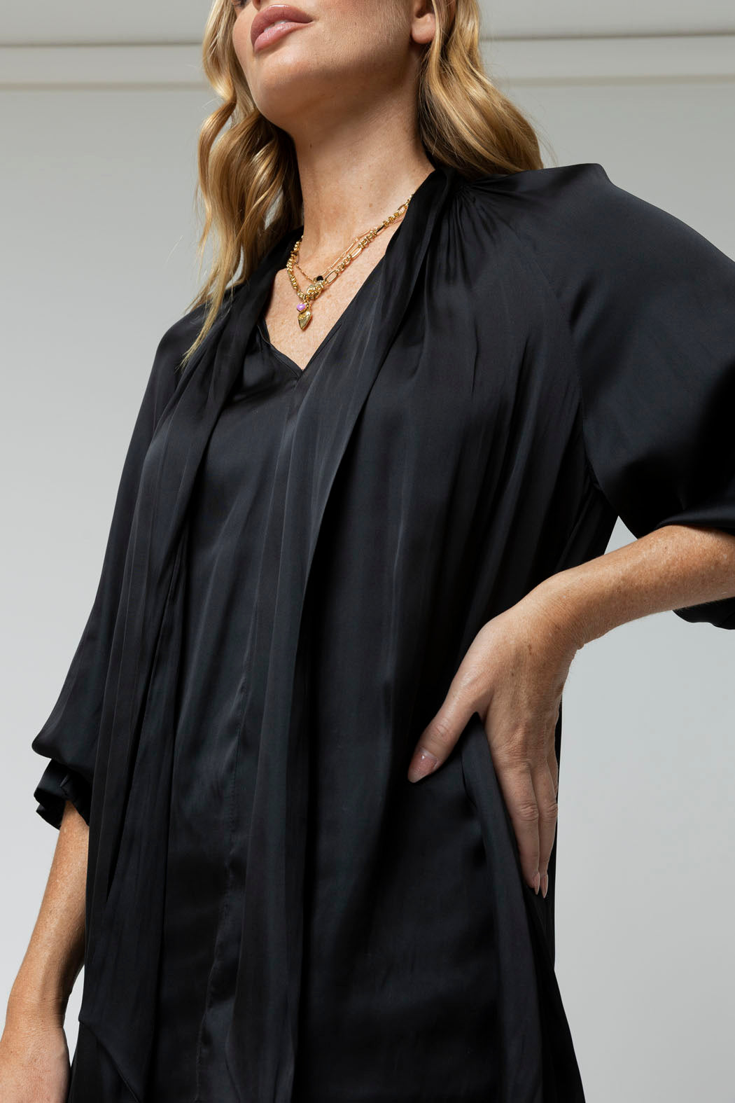 Black Victorian Blouse - Sale