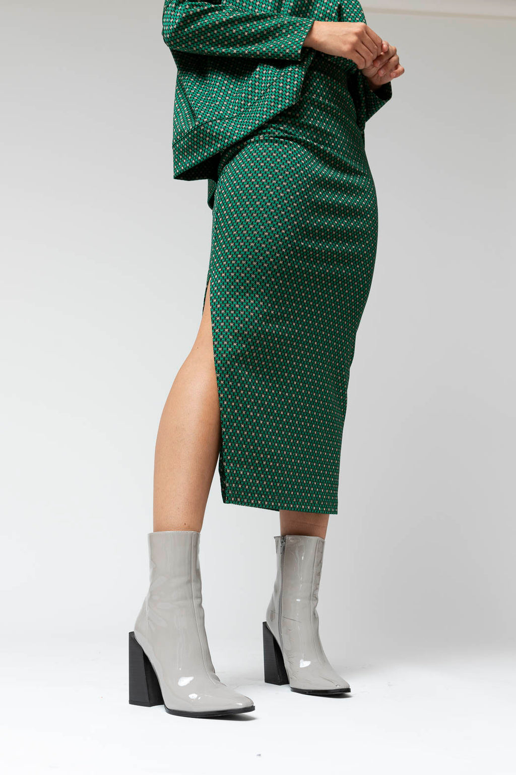 Green Star Mia Split Skirt - Sale