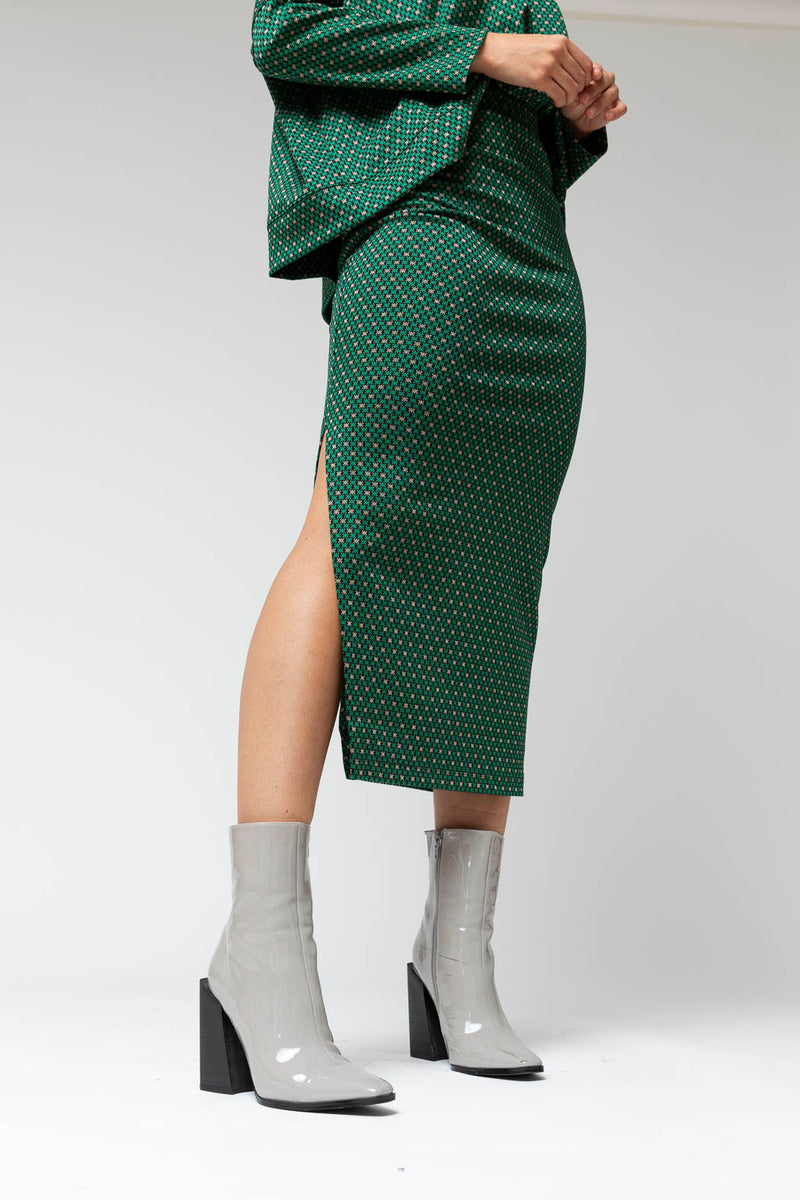 Green Star Mia Split Skirt - Sale