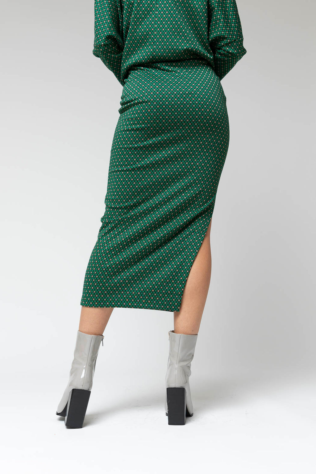 Green Star Mia Split Skirt - Sale