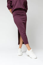 Dark Pink Star Mia Split Skirt - Sale