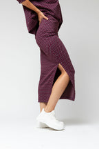 Dark Pink Star Mia Split Skirt - Sale