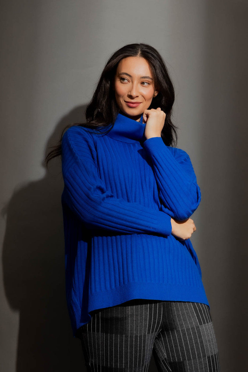 Cobalt Cowl Neck Jumper Cobalt S/M