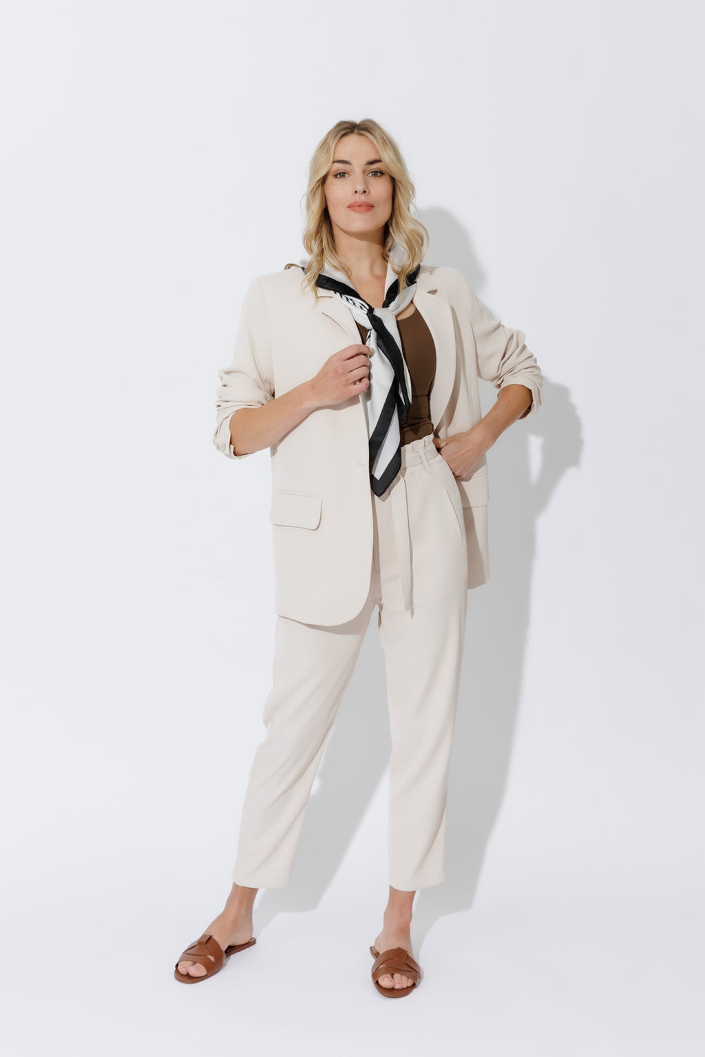 Vanilla Euro Boyfriend Blazer