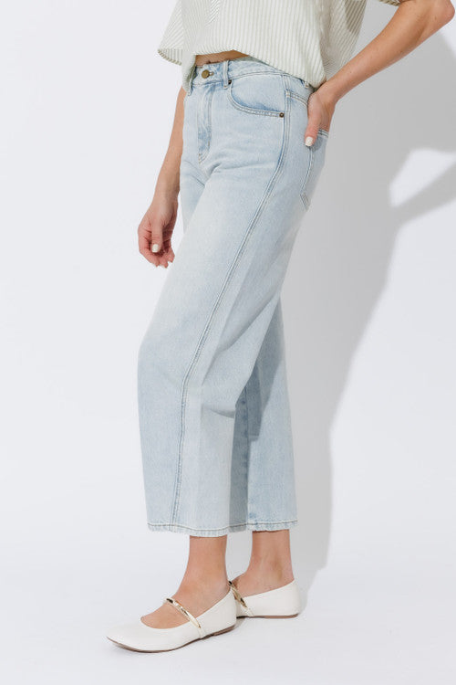 Light Denim Classic Barrel Jean