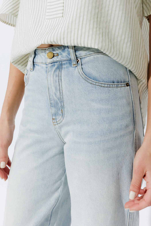 Light Denim Classic Barrel Jean