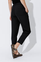 Black Euro Paperbag Pant
