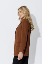 Espresso Euro Boyfriend Blazer