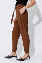 Espresso Euro Paperbag Pant