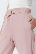 Soft Pink Euro Paperbag Pant