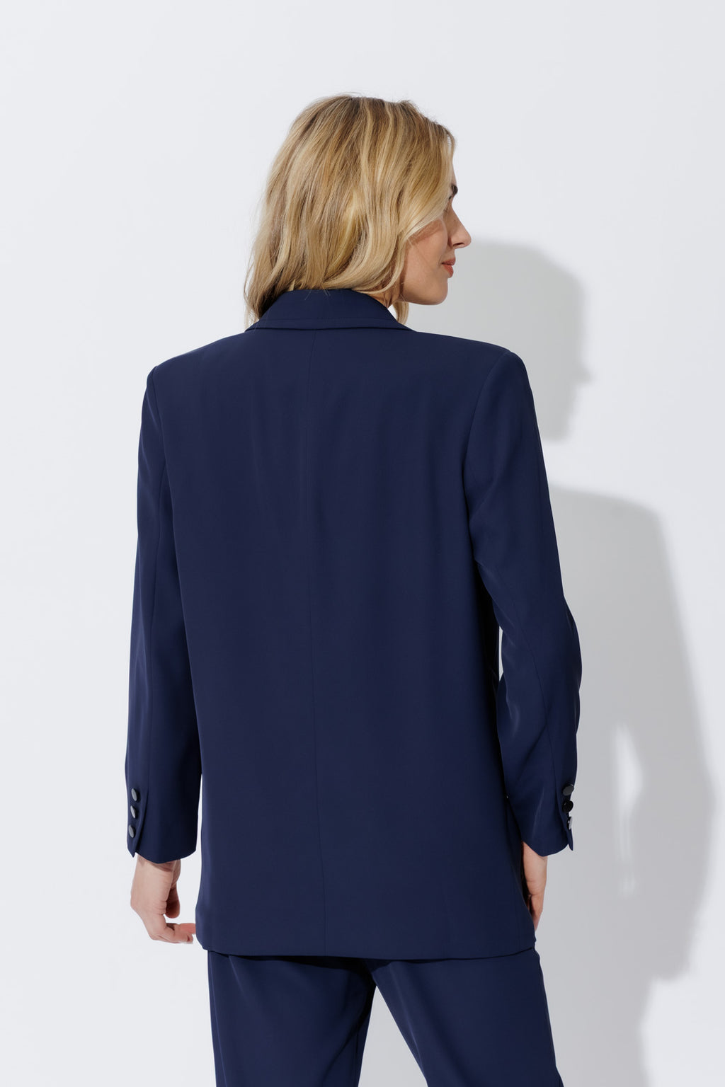 Navy Euro Boyfriend Blazer