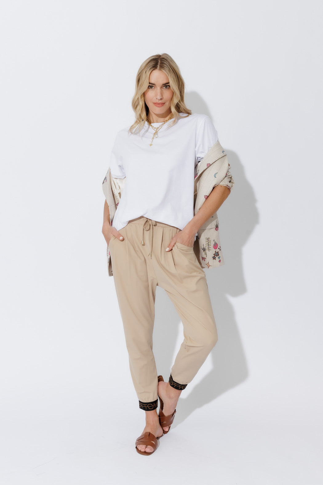 White Oversized Crew T-Shirt