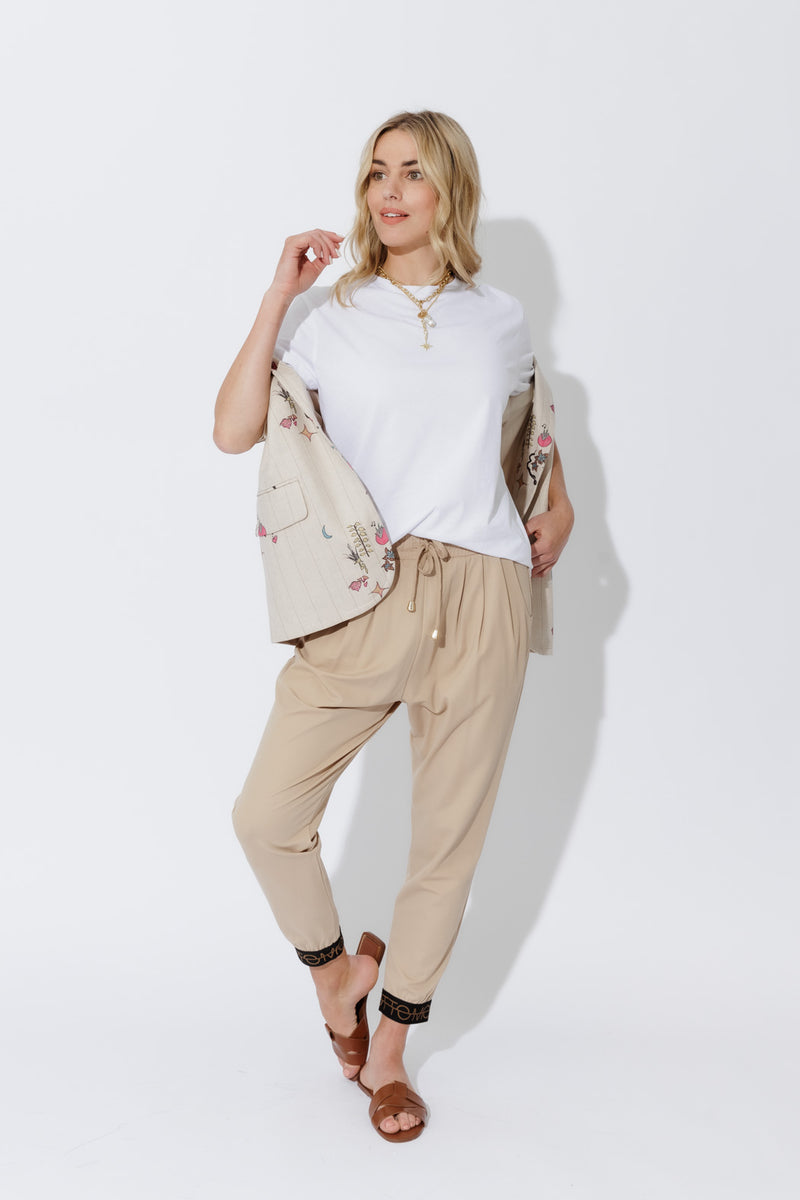 White Oversized Crew T-Shirt