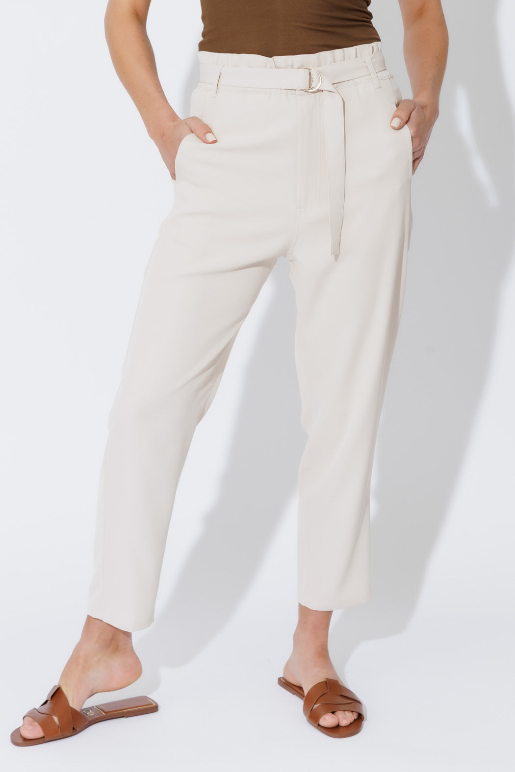 Vanilla Euro Paperbag Pant